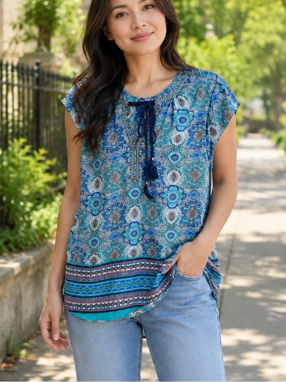 Bohemian Summer Festival Outfit Boho Style Gardencore Lightweight Cottagecore
